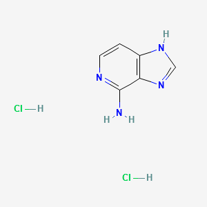 1H-IMIDAZO[4,5-C]PYRIDIN-4-AMINE DIHYDROCHLORIDE structure, CAS 80639-85-6
