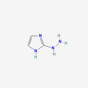1H-IMIDAZOL-2-YLHYDRAZINE structure, CAS 59214-44-7