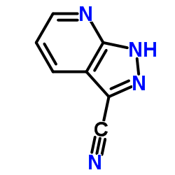 1H-PYRAZOLO[3,4-B]PYRIDINE-3-CARBONITRILE structure, CAS 956010-88-1