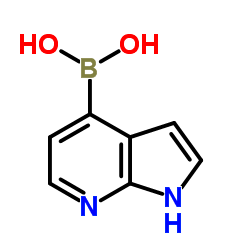 1H-PYRROLO[2,3-B]PYRIDIN-4-YLBORONIC ACID structure, CAS 1246761-84-1