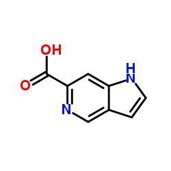 1H-PYRROLO[3,2-C]PYRIDINE-6-CARBOXYLIC ACID structure, CAS 1082040-99-0