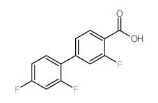 2',3,4'-TRIFLUORO-[1,1'-BIPHENYL]-4-CARBOXYLIC ACID structure, CAS 505082-86-0