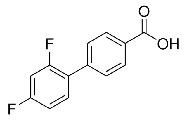 2',4'-DIFLUORO-[1,1'-BIPHENYL]-4-CARBOXYLIC ACID structure, CAS 331760-41-9