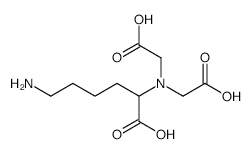 2,2'-((5-AMINO-1-CARBOXYPENTYL)AZANEDIYL)DIACETIC ACID structure, CAS 129179-17-5