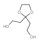 2,2'-(1,3-DIOXOLANE-2,2-DIYL)DIETHANOL structure, CAS 5694-95-1