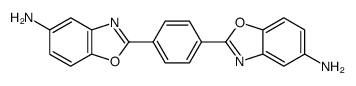2,2'-(1,4-PHENYLENE)BIS(BENZO[D]OXAZOL-5-AMINE) structure, CAS 13752-53-9
