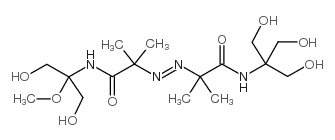 2,2'-(DIAZENE-1,2-DIYL)BIS(N-(1,3-DIHYDROXY-2-(HYDROXYMETHYL)PROPAN-2-YL)-2-METHYLPROPANAMIDE) structure, CAS 104222-32-4