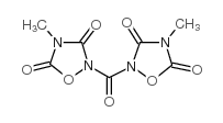 2,2'-CARBONYLBIS(4-METHYL-1,2,4-OXADIAZOLIDINE-3,5-DIONE) structure, CAS 115491-90-2