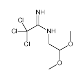 2,2,2-TRICHLORO-N-(2,2-DIMETHOXYETHYL)ACETIMIDAMIDE structure, CAS 163769-72-0