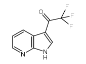 2,2,2-TRIFLUORO-1-(1H-PYRROLO[2,3-B]PYRIDIN-3-YL)ETHANONE structure, CAS 860651-18-9