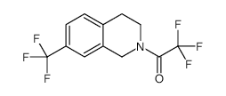 2,2,2-TRIFLUORO-1-(7-TRIFLUOROMETHYL-3,4-DIHYDRO-1H-ISOQUINOLIN-2-YL)ETHANONE structure, CAS 284027-34-5