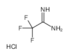 2,2,2-TRIFLUOROACETIMIDAMIDE HYDROCHLORIDE structure, CAS 39560-95-7