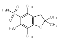 2,2,4,6,7-PENTAMETHYL-2,3-DIHYDROBENZOFURAN-5-SULFONAMIDE structure, CAS 378230-81-0