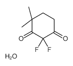 2,2-DIFLUORO-4,4-DIMETHYLCYCLOHEXANE-1,3-DIONE HYDRATE structure, CAS 1314906-78-9