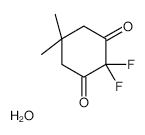 2,2-DIFLUORO-5,5-DIMETHYLCYCLOHEXANE-1,3-DIONE HYDRATE structure, CAS 1314974-61-2