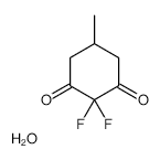 2,2-DIFLUORO-5-METHYLCYCLOHEXANE-1,3-DIONE HYDRATE structure, CAS 1314974-49-6