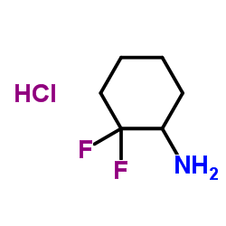 2,2-DIFLUOROCYCLOHEXANAMINE HYDROCHLORIDE structure, CAS 921602-83-7