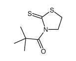 2,2-DIMETHYL-1-(2-THIOXOTHIAZOLIDIN-3-YL)PROPAN-1-ONE structure, CAS 138459-91-3