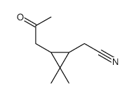 2,2-DIMETHYL-3-(2-OXOPROPYL)CYCLOPROPYL]ACETONITRILE structure, CAS 1142202-23-0