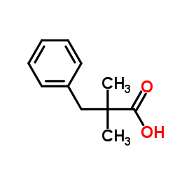 2,2-DIMETHYL-3-PHENYLPROPANOIC ACID structure, CAS 5669-14-7