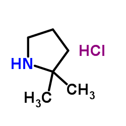 2,2-DIMETHYLPYRROLIDINE HYDROCHLORIDE structure, CAS 623580-01-8