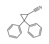 2,2-DIPHENYLCYCLOPROPANECARBONITRILE structure, CAS 30932-41-3