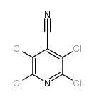 2,3,5,6-TETRACHLOROISONICOTINONITRILE structure, CAS 16297-06-6