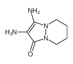 2,3-DIAMINO-5,6,7,8-TETRAHYDRO-1H-PYRAZOLO[1,2-A]PYRIDAZIN-1-ONE structure, CAS 857036-31-8