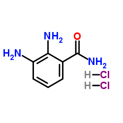 2,3-DIAMINOBENZAMIDE DIHYDROCHLORIDE structure, CAS 266993-72-0