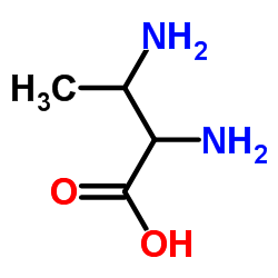 2,3-DIAMINOBUTANOIC ACID structure, CAS 2643-66-5