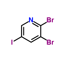 2,3-DIBROMO-5-IODOPYRIDINE structure, CAS 923957-52-2