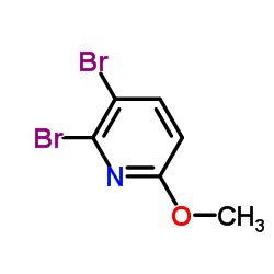 2,3-DIBROMO-6-METHOXYPYRIDINE structure, CAS 909720-21-4