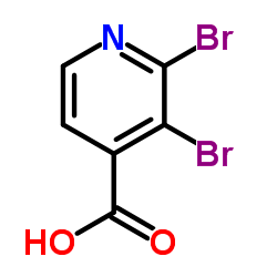 2,3-DIBROMOISONICOTINIC ACID structure, CAS 1020056-98-7