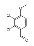 2,3-DICHLORO-4-METHOXYBENZALDEHYDE structure, CAS 41827-86-5