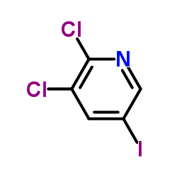 2,3-DICHLORO-5-IODOPYRIDINE structure, CAS 97966-01-3