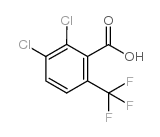2,3-DICHLORO-6-(TRIFLUOROMETHYL)BENZOIC ACID structure, CAS 25922-43-4