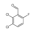 2,3-DICHLORO-6-FLUOROBENZALDEHYDE structure, CAS 95399-95-4
