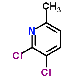 2,3-DICHLORO-6-METHYLPYRIDINE structure, CAS 54957-86-7