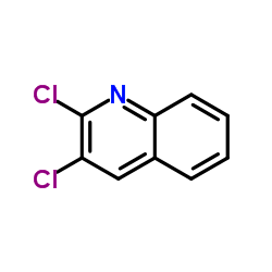 2,3-DICHLOROQUINOLINE structure, CAS 613-18-3