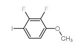 2,3-DIFLUORO-1-IODO-4-METHOXYBENZENE structure, CAS 156499-64-8