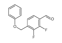 2,3-DIFLUORO-4-(PHENOXYMETHYL)BENZALDEHYDE structure, CAS 947279-29-0