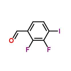 2,3-DIFLUORO-4-IODOBENZALDEHYDE structure, CAS 885590-99-8