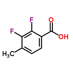2,3-DIFLUORO-4-METHYLBENZOIC ACID structure, CAS 261763-37-5