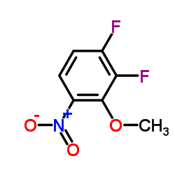 2,3-DIFLUORO-6-NITROANISOLE structure, CAS 66684-60-4