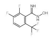 2,3-DIFLUORO-N-HYDROXY-6-(TRIFLUOROMETHYL)BENZIMIDAMIDE structure, CAS 180410-47-3