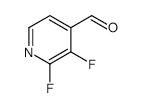 2,3-DIFLUOROISONICOTINALDEHYDE structure, CAS 1227502-65-9