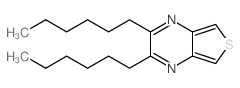 2,3-DIHEXYLTHIENO[3,4-B]PYRAZINE structure, CAS 146058-82-4