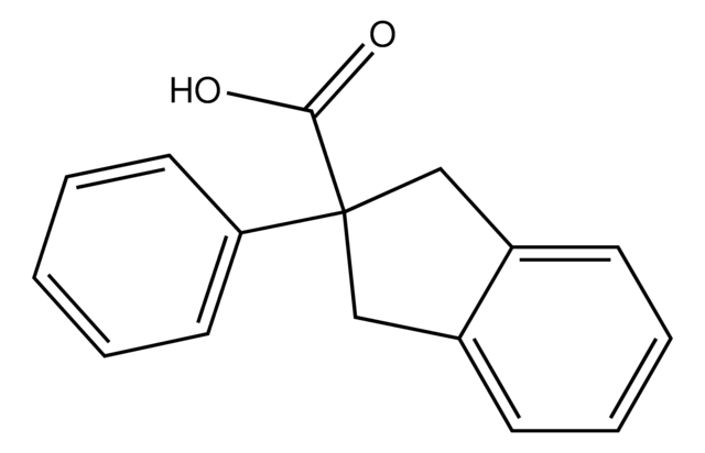 2,3-DIHYDRO-1H-INDENE-2-CARBOXYLIC ACID structure, CAS 25177-85-9