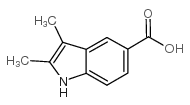 2,3-DIMETHYL-1H-INDOLE-5-CARBOXYLIC ACID structure, CAS 14844-73-6