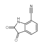 2,3-DIOXOINDOLINE-7-CARBONITRILE structure, CAS 925211-08-1